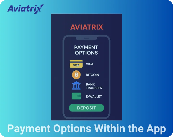 Payment Options Within the App